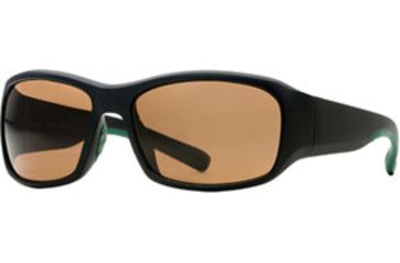 Image of Bobby Jones BJ Arnold SEBJ ARNO06 Bifocal Prescription Sunglasses SEBJ ARNO066030 GN - Lens Diameter: 61 mm, Lens Diameter: 60 mm, Frame Color: Black W/ Green Rubber