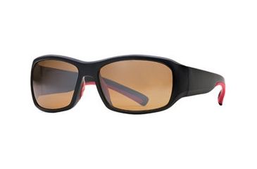 Image of Bobby Jones BJ Arnold SEBJ ARNO06 Bifocal Prescription Sunglasses SEBJ ARNO066030 RD - Lens Diameter: 61 mm, Lens Diameter: 60 mm, Frame Color: Black W/ Red Rubber