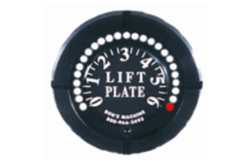 Image of Bobs Machine Action Lift Plate LED Gauge, Black, 110-301000