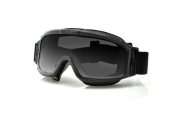 Image of Bobster Alpha Interchangeable Goggles, Black Frame, Smoke &amp; Clear Lenses BALP101