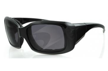 Image of Bobster AVA Sunglasses - Black Frame, Anti-Fog Smoked Lens BAVA101