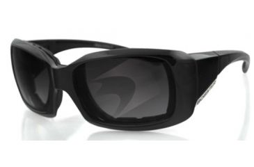 Image of Bobster AVA Sunglasses - Black Frame, Smoked Polarized Lens BAVA103
