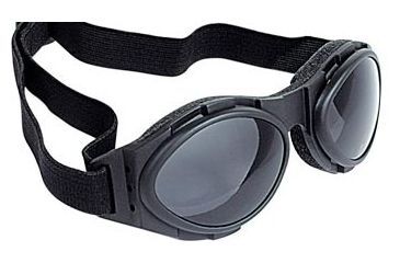 Image of Bobster BugEye Action Eyewear Goggles w/ Black Frame, Foam Seal, RX Prescription Lenses