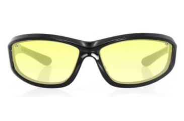 Image of Bobster Charger Sunglasses - Black Frame, Anti Fog Yellow Lens ECHA001Y
