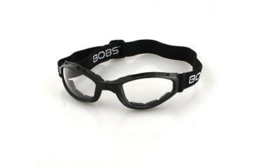 Image of Bobster Folding Goggles Crossfire with Black frame, Clear lenses BCR002
