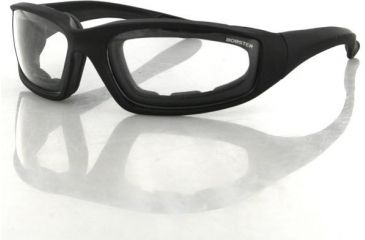 Image of Bobster Foamerz2 Sunglass, Clear Lenses, Black Frame ES214C