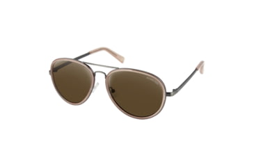 Image of Bobster Bobster Goose Sunglasses, Clear Blush Frame, Silver Lens, BGSE102HD