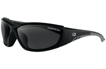 Image of Bobster Rider Sunglasses, Matte Black Frame, Smoked Lens, BRID001