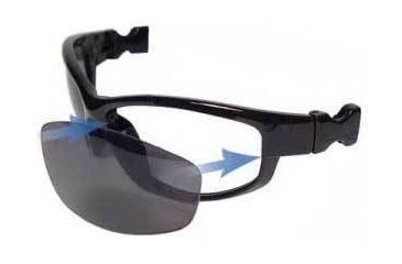 Image of Bobster Road Hog Goggles/Sunglasses Polycarbonate Bifocal RX Prescription Interchangeable Frame Front