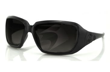 Image of Bobster Scarlet Sunglasses, Black Frame, Smoked Lens, No Foam ESCA101
