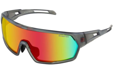 Image of Bobster Speed Sunglasses - Matte Clear/gray Framew/ Smoked Crimson Mirror Lens - BSPE01