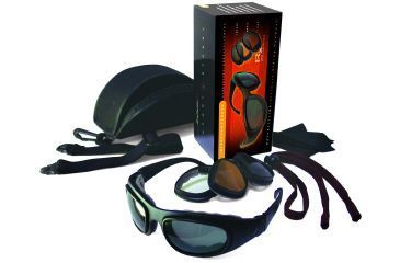 Image of Bobster Sport &amp; Street 2 Convertible Goggles - Black Frame w/ 3 Lens Set BSSA201AC