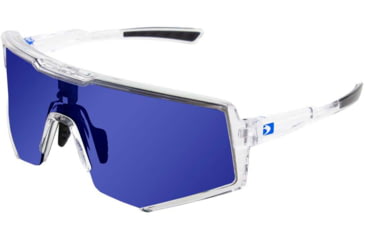 Image of Bobster Sprocket Sunglasses - Crystal Clear Frame W/ Blue Mirror Lens - BSPR01