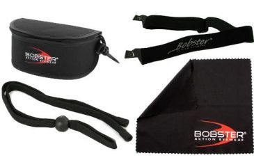 Image of Bobster Eyewear Accessories: GX Strap, Sunglass Leash, Large Goggle Carry Case and Sunglass Cleaning Cloth