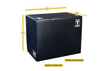 Image of Body Solid 3 Way Soft Plyo Box 20″, 24″, 30″, Black BSTSPBOX