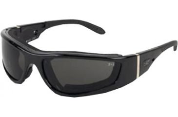 Image of Body Specs Hoops Goggle Black TR-90 Frame with Smoke Antifog Lens HOOPS-BLK