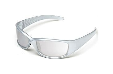 Image of Body Specs Sunglasses V-8 Crystal Silver Nylon Frame Silver Lens V-8 CRYSTAL SILVER12