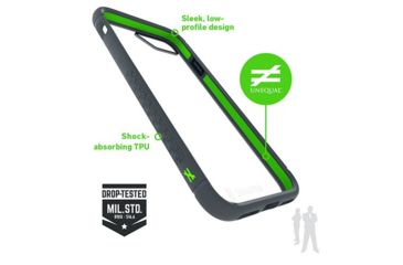 Image of Bodyguardz Unequal iPhone 7 Contact, Grey/Green, Grey/Green, BG-47513