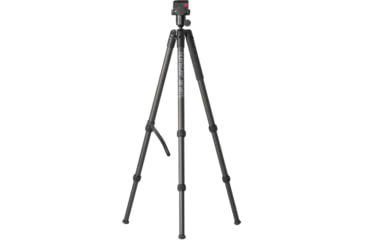 Image of BOG DeathGrip Infinite Carbon Fiber Tripod, Arca-Swiss Mount, 360 Degrees of Rotation and 180 Degrees of Tilt, Ultra-Smooth Ball Head, Rubber Feet w/ Removable Spikes, Twist-Lock Legs, Black, 1163389
