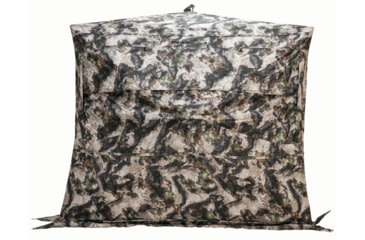 Image of BOG Grave Digger 4-Hub Ground Hunting Blind, Mossy Oak Elements Terra, Brown, 1132996