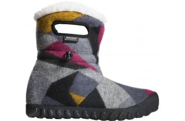 Image of Bogs B-Moc Wool Winter Boot - Women's-Dark Gray/Gold-Medium-9