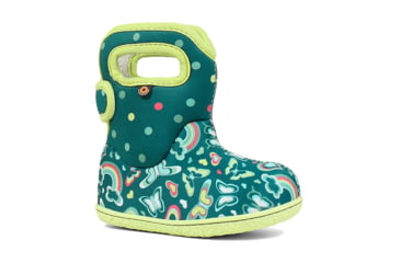 Image of Bogs Baby Bogs Rainbows, Turquoise Multi, Medium, 5, 72465I-463-M- 5