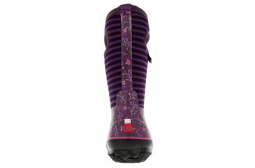 Image of Bogs Classic Flower Stripes Boot,Purple Multi,Size 9 71560-540-9