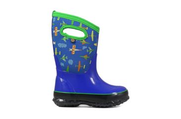 Image of Bogs Classic Plane Insulated Boots - Kids, Blue Multi, 1, 72286-460-M-1