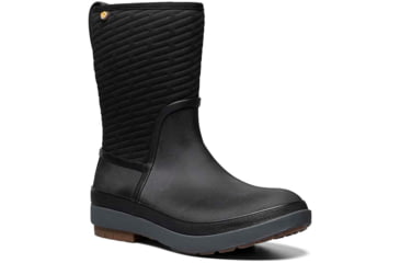 Image of Bogs Crandall II Mid Zip Shoes - Womens, Black, 8, 72700-001-8