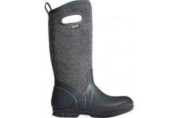 Image of Bogs Crandall Tall Wool Winter Boot - Women's-Dark Gray-Medium-11