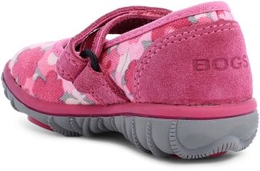 Image of Bogs Hopscotch Mary Jane Spring Flowers Boot,Pink Multi,Size 4 71931I-690-4