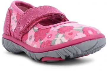Image of Bogs Hopscotch Mary Jane Spring Flowers Boot,Pink Multi,Size 4 71931I-690-4