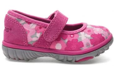 Image of Bogs Hopscotch Mary Jane Spring Flowers Boot,Pink Multi,Size 4 71931I-690-4