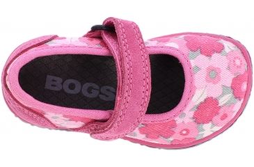 Image of Bogs Hopscotch Mary Jane Spring Flowers Boot,Pink Multi,Size 4 71931I-690-4