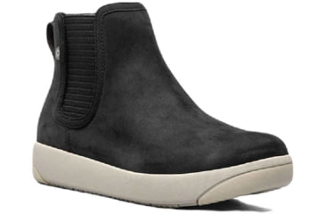 Image of Bogs Kicker Chelsea Leather Shoes - Womens, Black Multi, 7, 72777-9-7