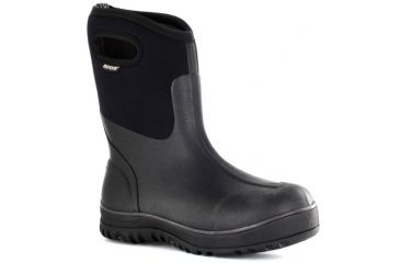 Image of Bogs Mens Ultra Mid Boot,Black,Size 4 51407-001-4