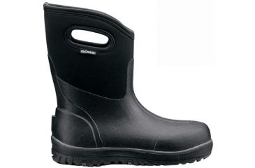 Image of Bogs Mens Ultra Mid Boot,Black,Size 4 51407-001-4