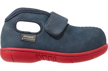 Image of Bogs Mid Nubuck Casual Shoe - Kids-Navy-5 Toddler