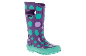 Image of Bogs Rain Dots Boot,Grape Multi,Size 8 71452-544-8