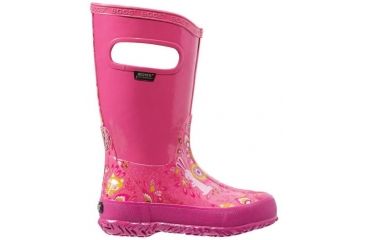 Image of Bogs Rain Forest Boot,Pink Multi,Size 1 71739-690-1