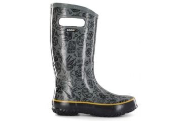 Image of Bogs Rain Pirate Boot,Gray,Size 1 71453-020-1