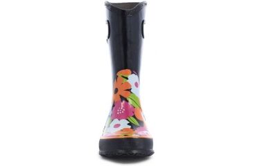Image of Bogs Rain Spring Flowers Boot,Black Multi,Size 12 71927-009-12