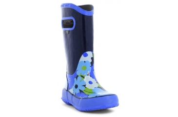 Image of Bogs Rain Spring Flowers Boot,Navy Multi,Size 8 71927-492-8