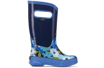Image of Bogs Rain Spring Flowers Boot,Navy Multi,Size 8 71927-492-8