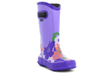 Image of Bogs Rain Spring Flowers Boot,Violet Multi,Size 11 71927-546-11