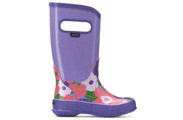 Image of Bogs Rain Spring Flowers Boot,Violet Multi,Size 11 71927-546-11