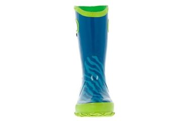 Image of Bogs Rain Zebra Boot,Aqua Multi,Size 11 71740-449-11