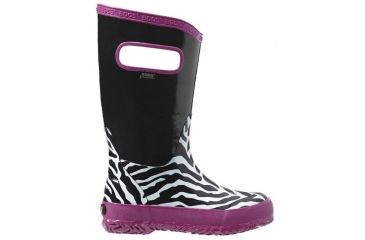 Image of Bogs Rain Zebra Boot,Black Multi,Size 8 71740-009-8