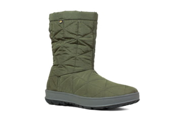 Image of Bogs Snowday Mid - Womens, Dark Green, Medium, 11, 72238-301-M-11