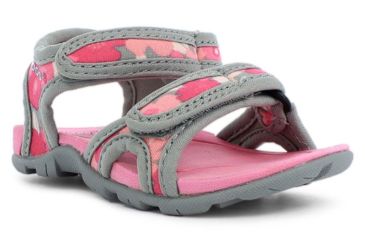 Image of Bogs Whitefish Spring Flower Sandal,Pink Multi,Size 9 71915K-690-9